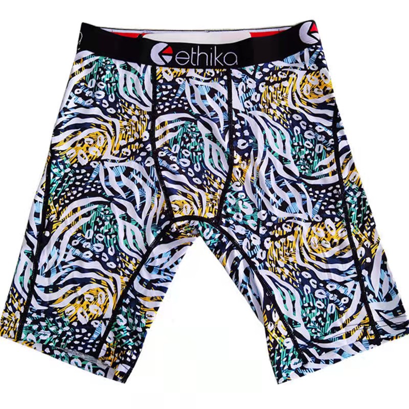 Maillots de bain Ethika Slips Unisexe Boxer Shorts Breif motif Sports Hip-Hop Rock Consumer Sous-vêtement Skateboard Street Street Stretch S-XL (