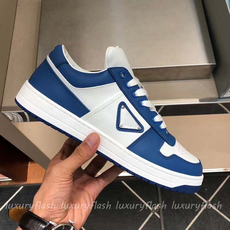 

Exclusive Sale Designer Mens Casual Sneakers Triangle Sign Sport Shoes Women Luxurys Leather Breathable Comfortable Sneaker Size 38-45, Extra cost