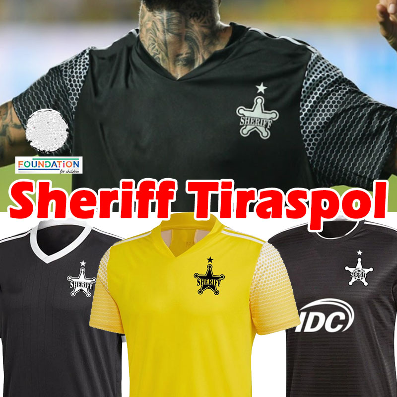 

2021 2022 Sheriff Tiraspol soccer jerseys Moldova camisetas de fútbol Hansel Zapata Frank jersey Castañeda Luvannor Boban Nikolov 21/22 football shirts Uniforms, 21 22 home