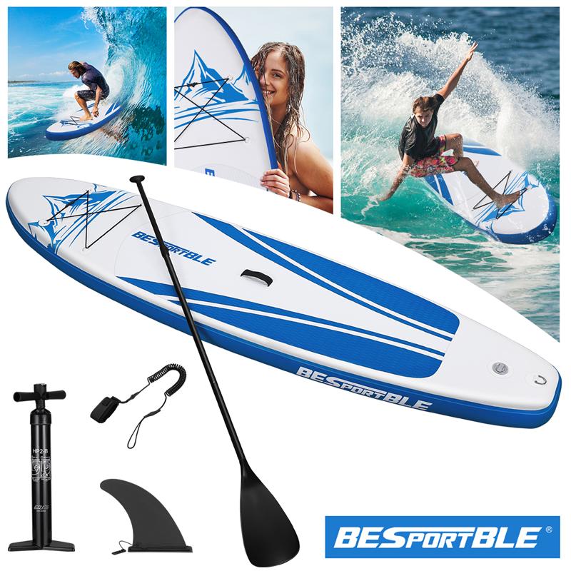

Surfboard 304*76*15cm BESPORTBLE Paddle Board Premium Inflatable Stand upWaterproof Backpack 2021