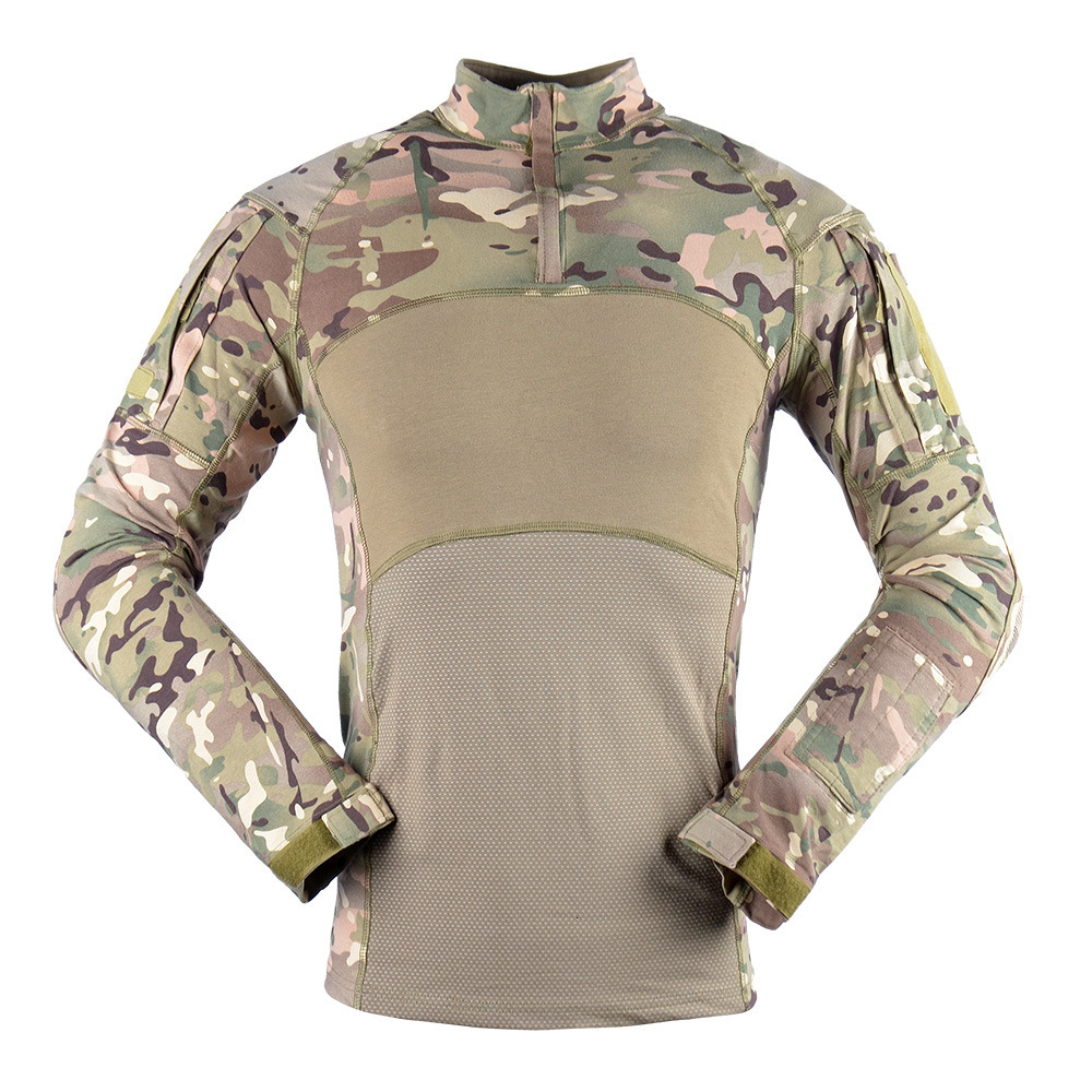 

2021 New Men' Shirt Camouflage Tactical Tops Battle Combat Shirts Men Soft Camisa Militar Special Forces Costume Plus Size Tgu7, Jungle camo
