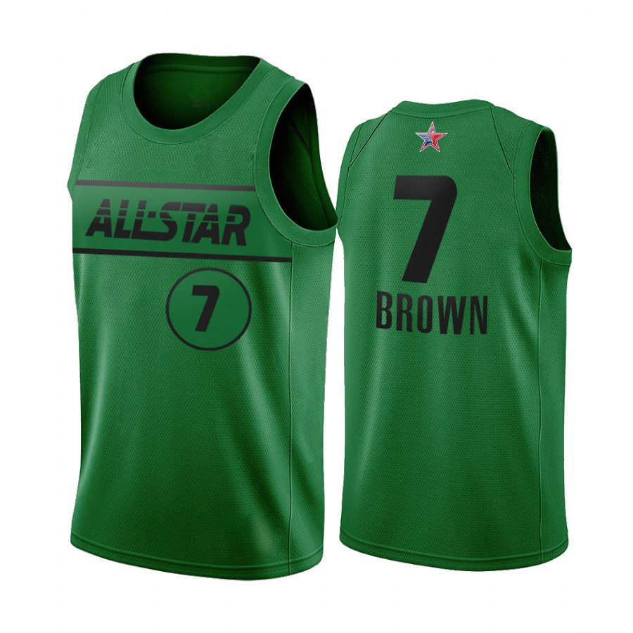 

Jaylen Brown Three Point Contest 2021 All-Star Eastern Green Celtics Men Jersey, Black