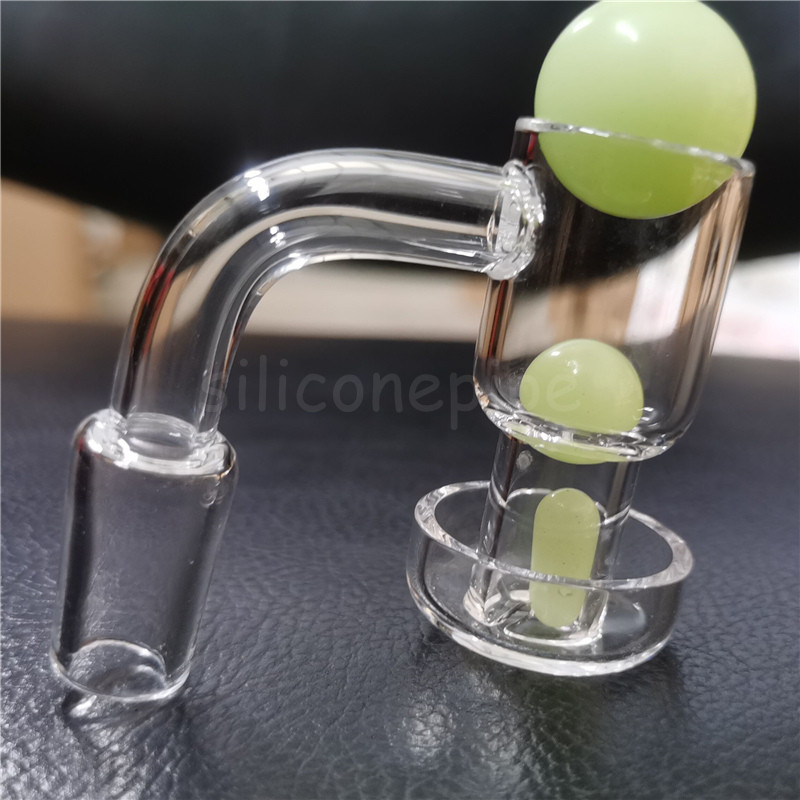 

Smoking Accessories Terp Slurper banger Beveled Edge Vacuum Quartz Bangers with Pearls For Glass Water Bongs Oil Rigs Pipes