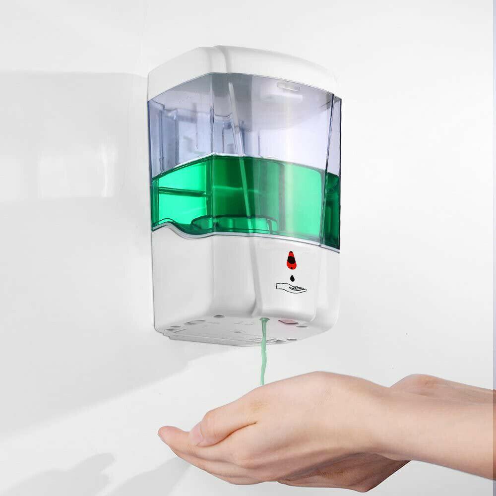 

Wholesale Wall Mounted Automatic Sensor Liquid Soap Dispenser Touchless 700ml Bathroom Accessories