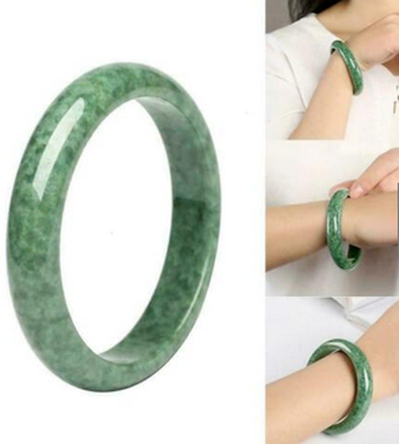 

Bangle Natural 57-62mm Certificate Chinese Green Guizhou Jade JadeiteGem Bracelet