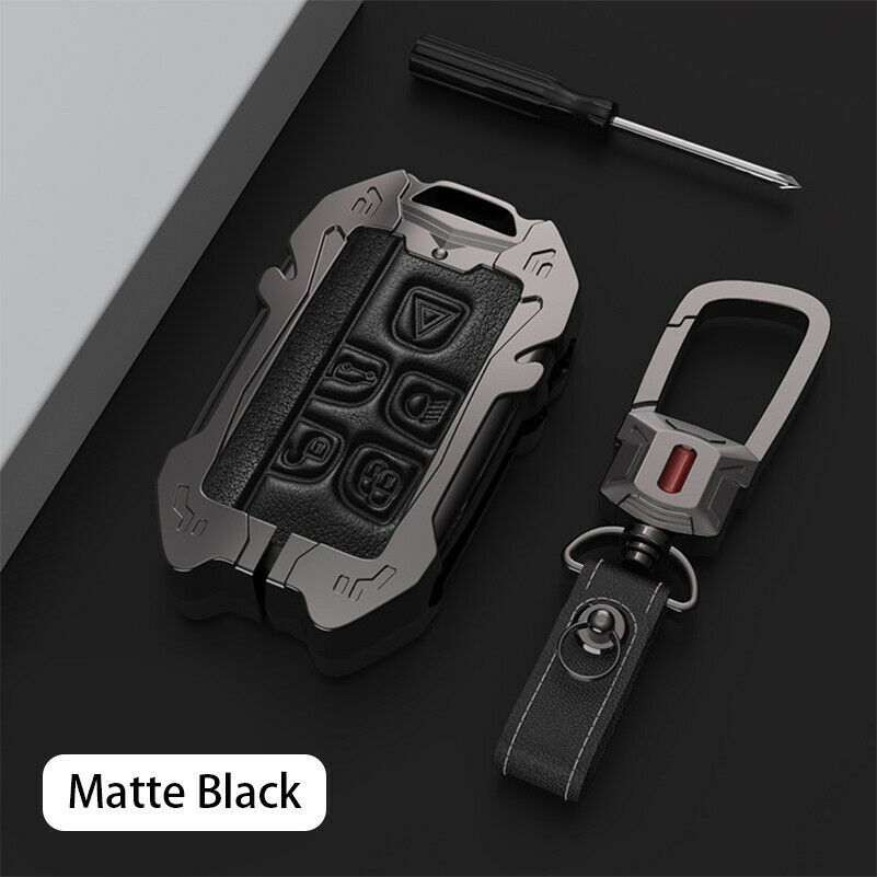 

Zinc Alloy Remote Key Fob Case Cover Keychain For Land Rover Discovery4 Evoque Range Rover Jaguar XE XF XJ F-PACE F-TYPE