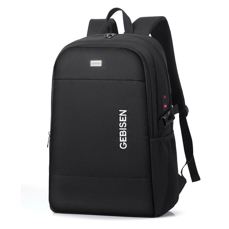 

Backpack Large Capacity 15.6 Inch Laptop Men's Oxford Black Men Back Pack Casual