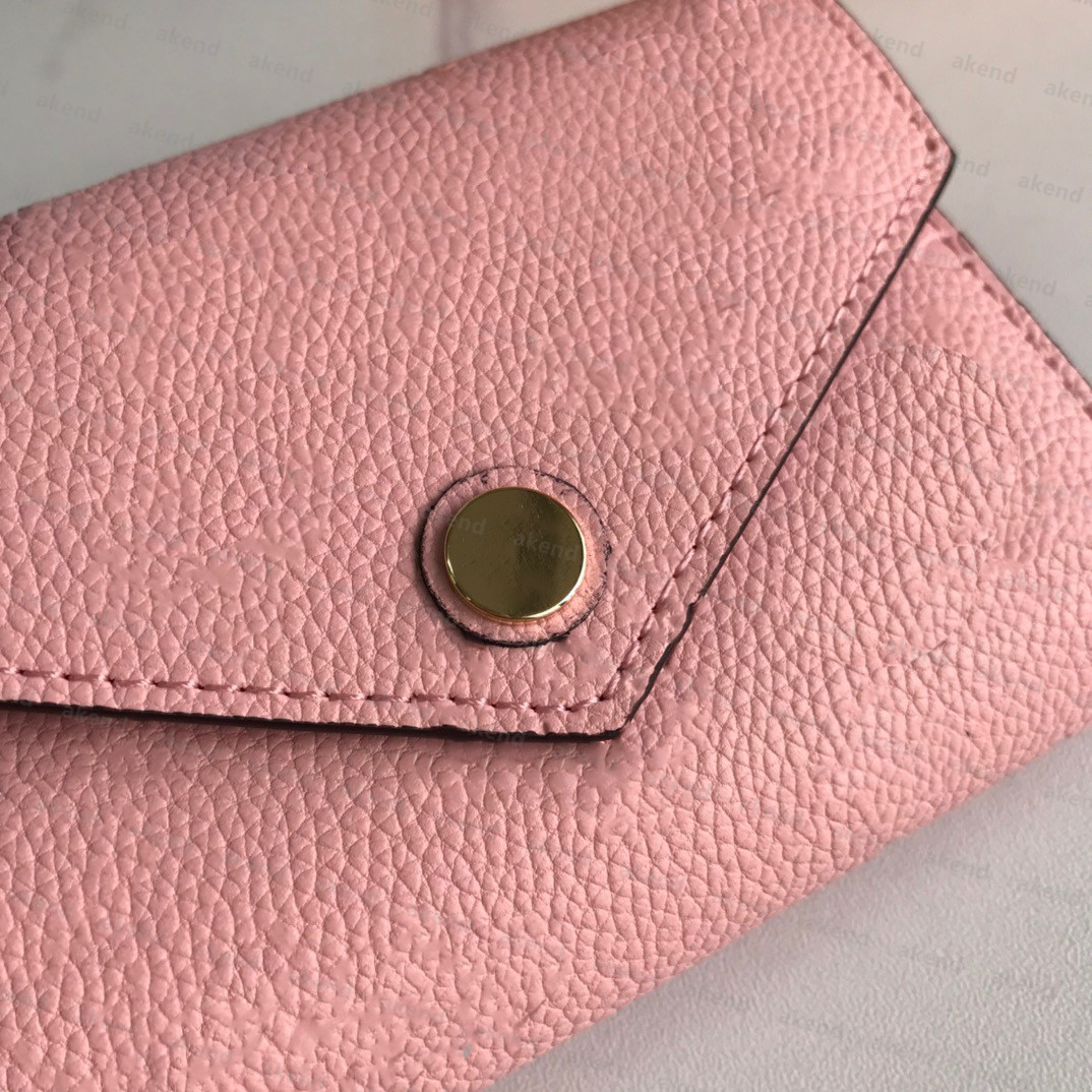 

Retro Classic Top quality Genuine Leather Purse Holder Luxurys designer wallet handbag Men free Women's Coin Card Holders Black Lambskin Min, Red;black