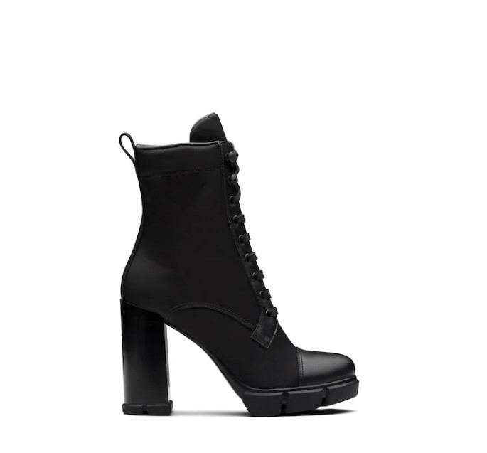

2022 New Designer Leather and nylon fabric booties Women Ankle Boots Leather Biker Boots Australia Booties Winter boots size US 4-10, Desiccant