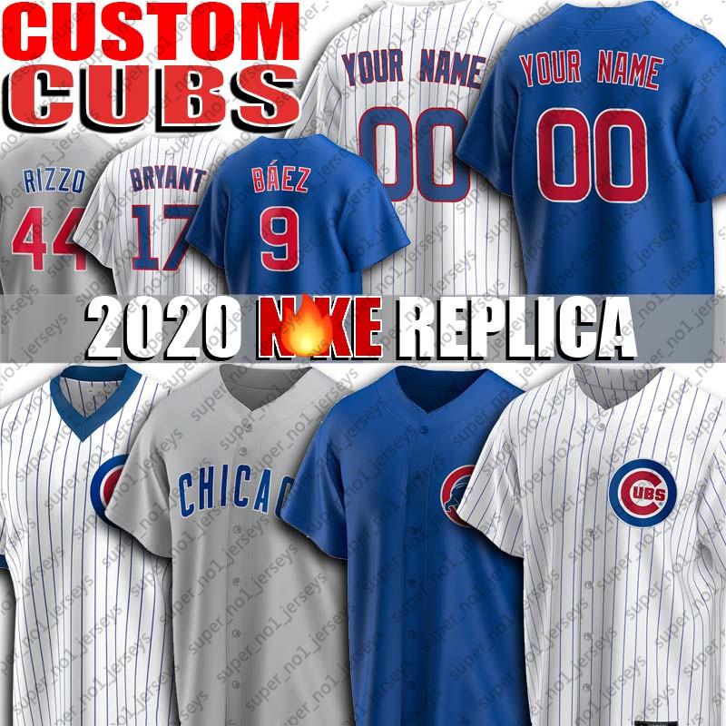 

9 Javier Baez Jersey Custom Cubs Kris Bryant Jerseys Anthony Rizzo Jersey Ryne Sandberg Kyle Schwarber Yu Darvish Baseball Jersey, Blue;black