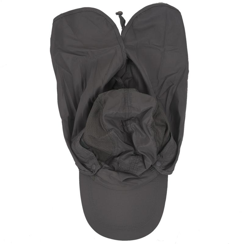 

Outdoor Hats LEO Fishing Hat Folding Sun Visor 360° Uv Protection Adjust Cap For Men Women Hiking Camping Yard Garden Wor, Dark grey