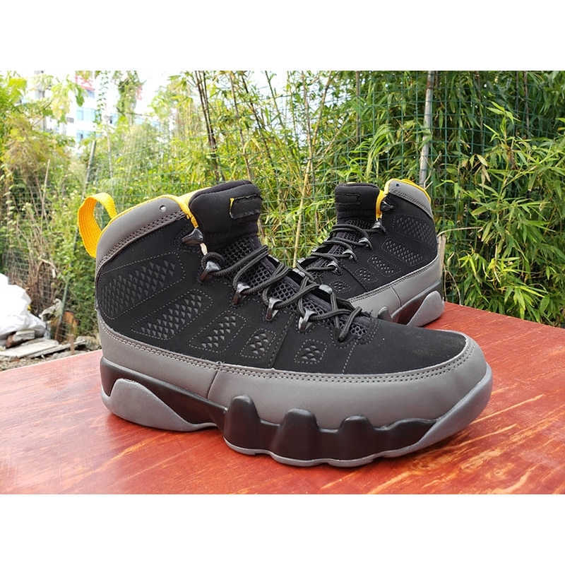 

9 University Gold Black Dark Charcoal Jumpman men athletic shoes Good Quality 9s Mens sports sneakers with box