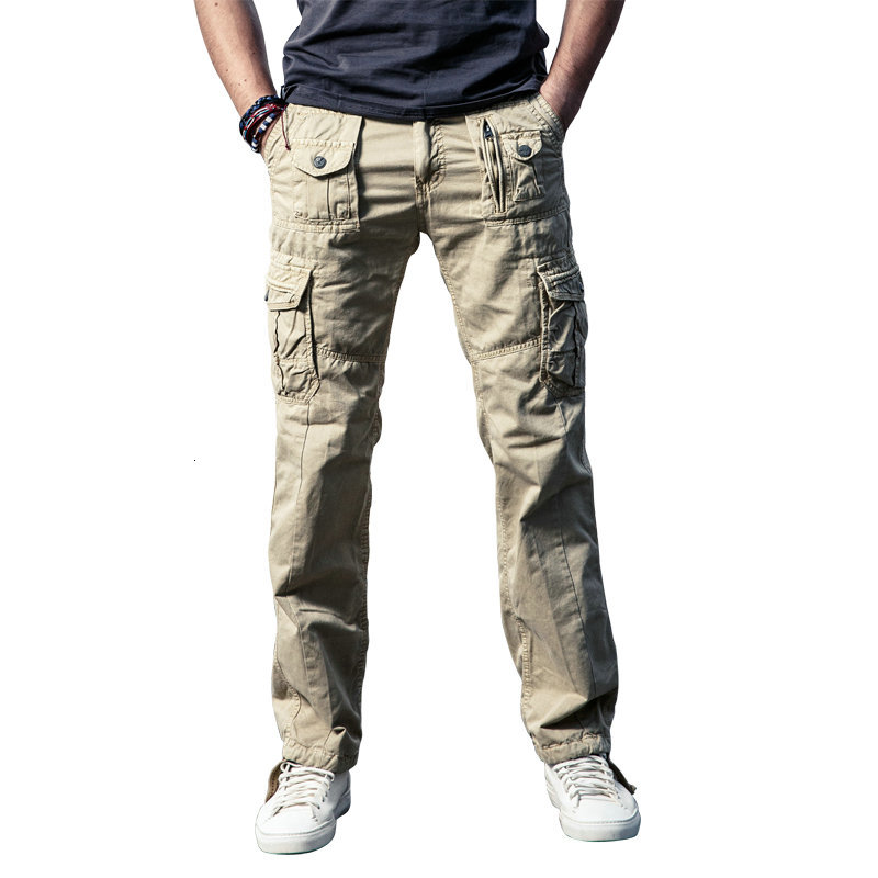 

2021 New Men Cargo Army Casual Tactical Pants Mens Fashion Military Trousers Mid-waist Fitness Sweatpants Streetwear 40 N3gr, Armygreen