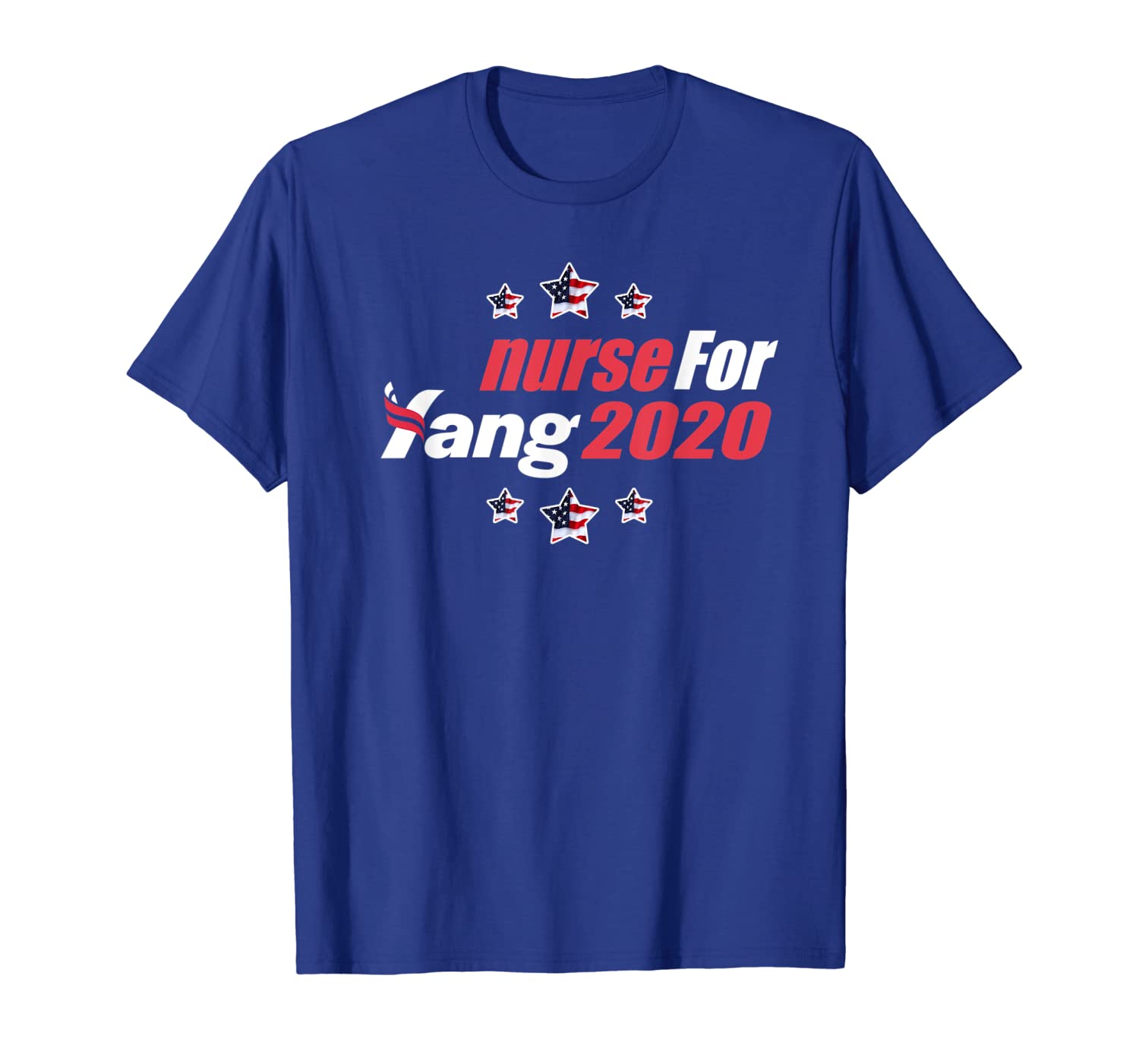 

nurse for andrew yang 2020 president democrat election t-shirt, White;black