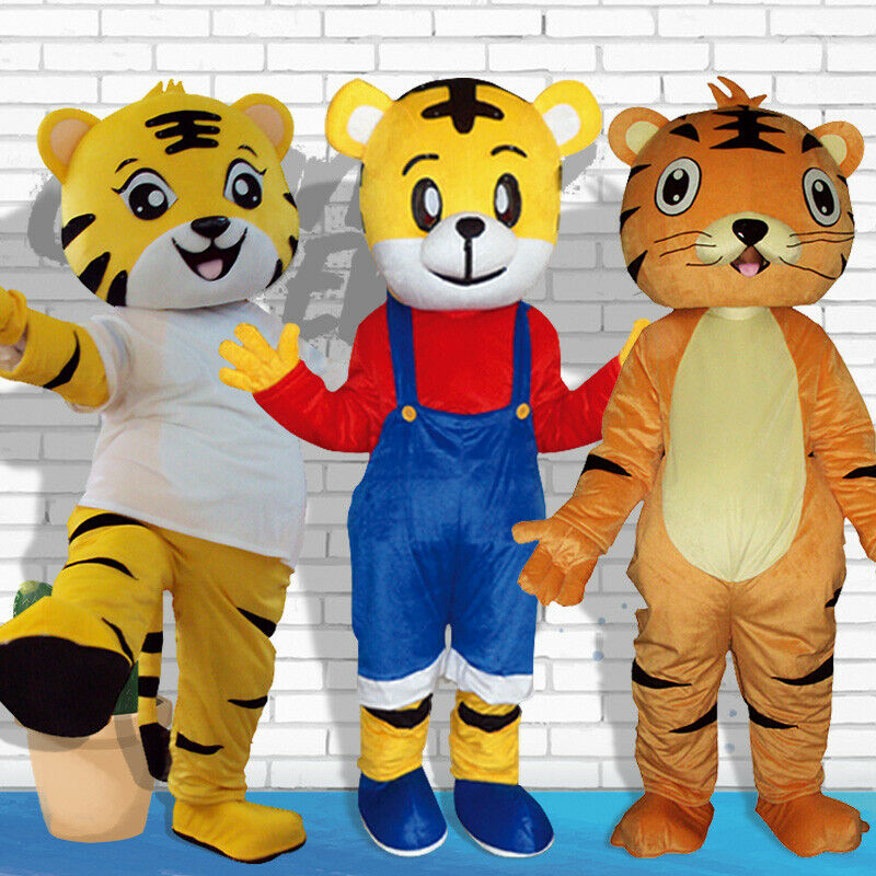 Mascot Costumes Halloween Tiger Mascot Costume Suits Party Game Dress Outfits Clothing Advertising Carnival Xmas Easter Festival Adults-image-748720876