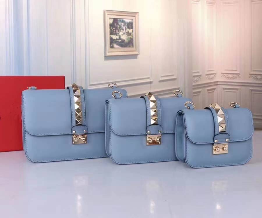 

Hot Top quality Classical Handbags Chain Women Shoulder handbag chain clutch Lady bags Messenger Bag Black nude sky blue color size medium
