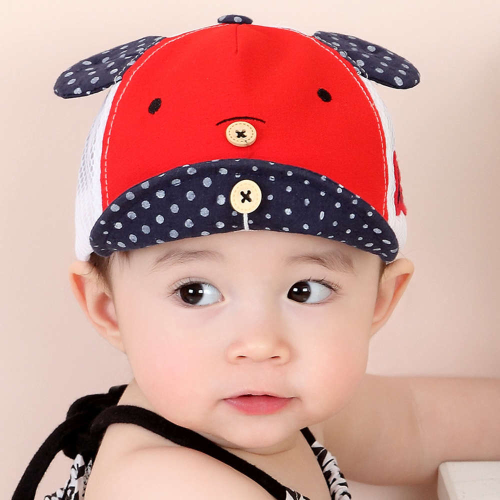

Summer children's net HAT baby soft Brim Sun Hat men's and women's sun proof baseball hat, Yellow
