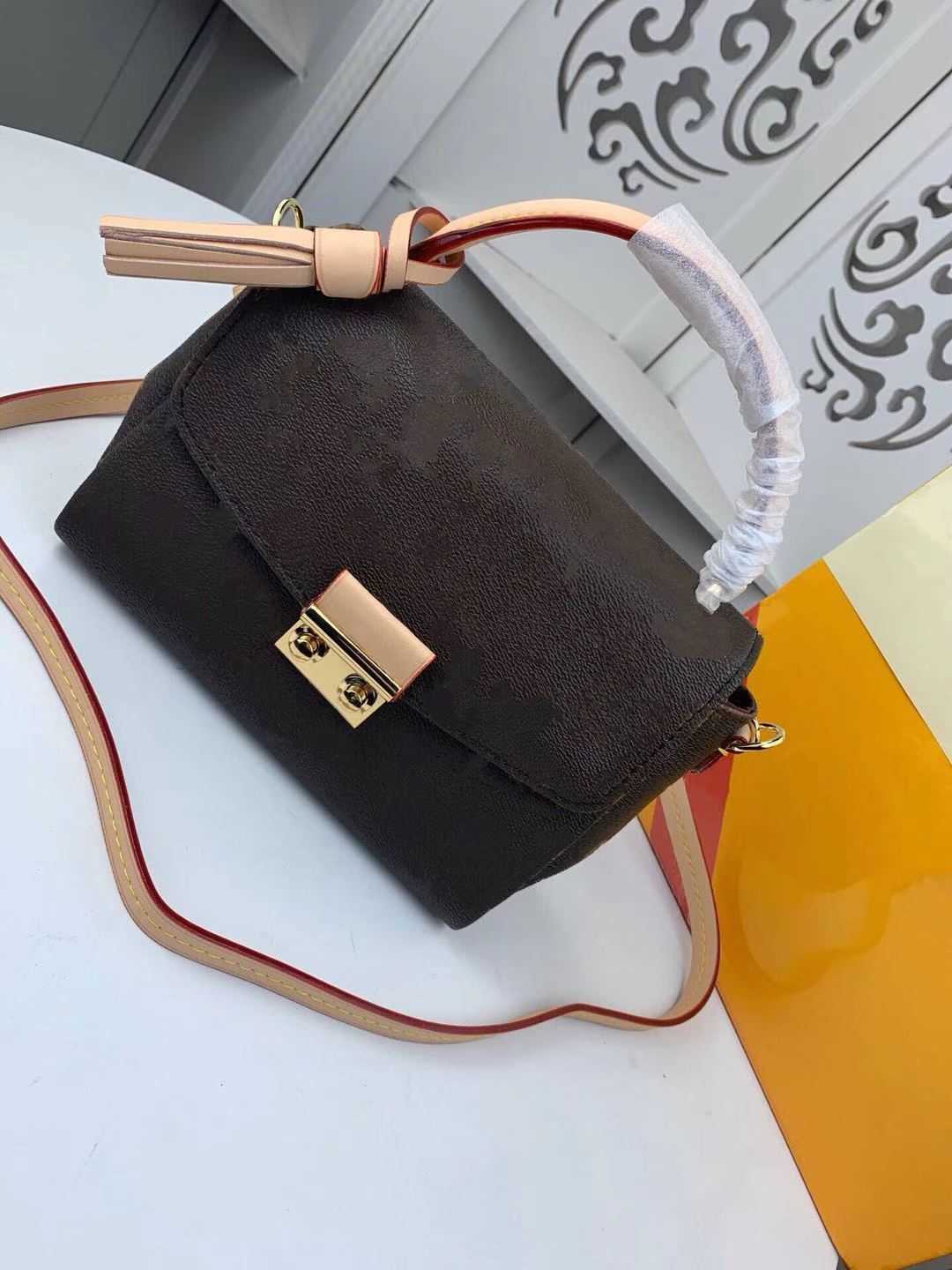 

Handbag Women Luxurys Designers Bags 2021 designe Womens Handbags Purses Totes mini Crossbody Bag Wallet Purse Exterior Damien Azur coated c, Brown flower