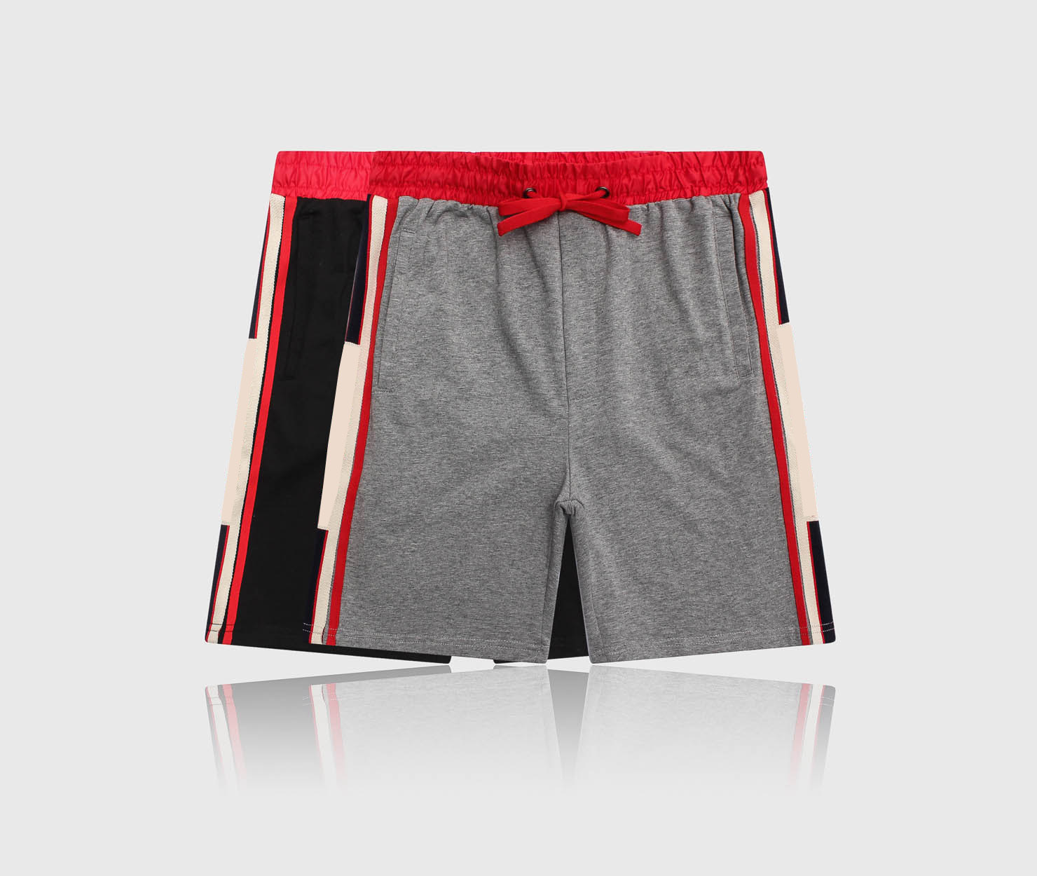 

designer Men's T-Shirts Waterproof fabric runway trousers Summer Beach Pants Mens Board Shorts Men Surf Shorts Swim Trunks Sport ShortsA, Khaki