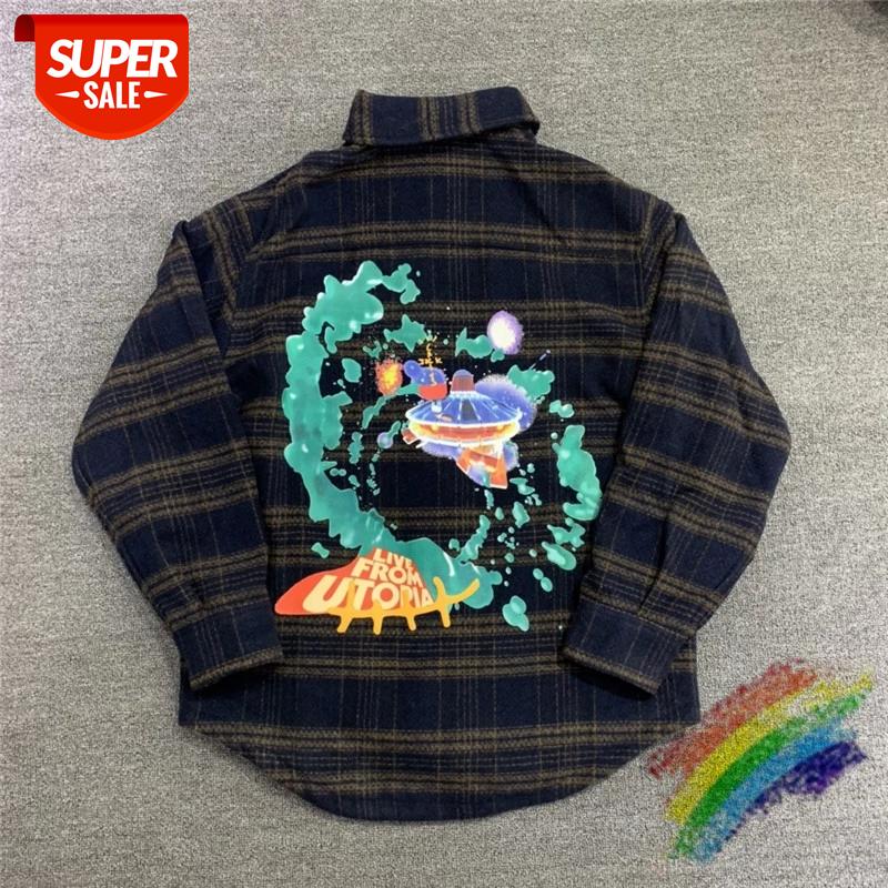 

Black Plaid Travis Scott Cactus Jack Jack FLANNEL Jacket Hoodies Men Women Woolen Shirt Wool Jersey Coats Pullover #r73k