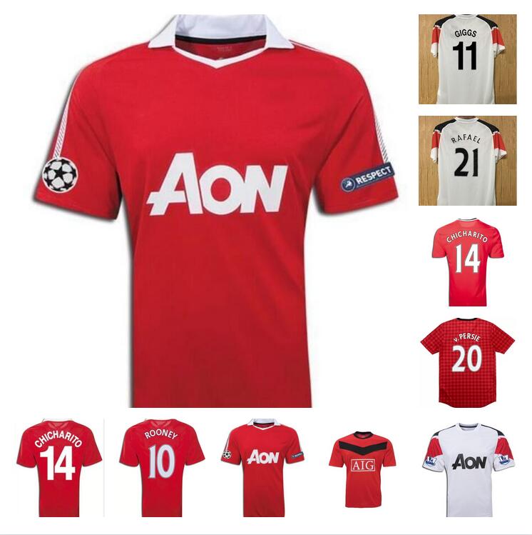 

ROONEY GIGGS RETRO soccer jerseys vintage OWEN CHICHARITO 2009 2010 2011 2012 2013 football shirt top Uniforms BERBATOV home RED NANI camiseta ANDERSON, 11/12