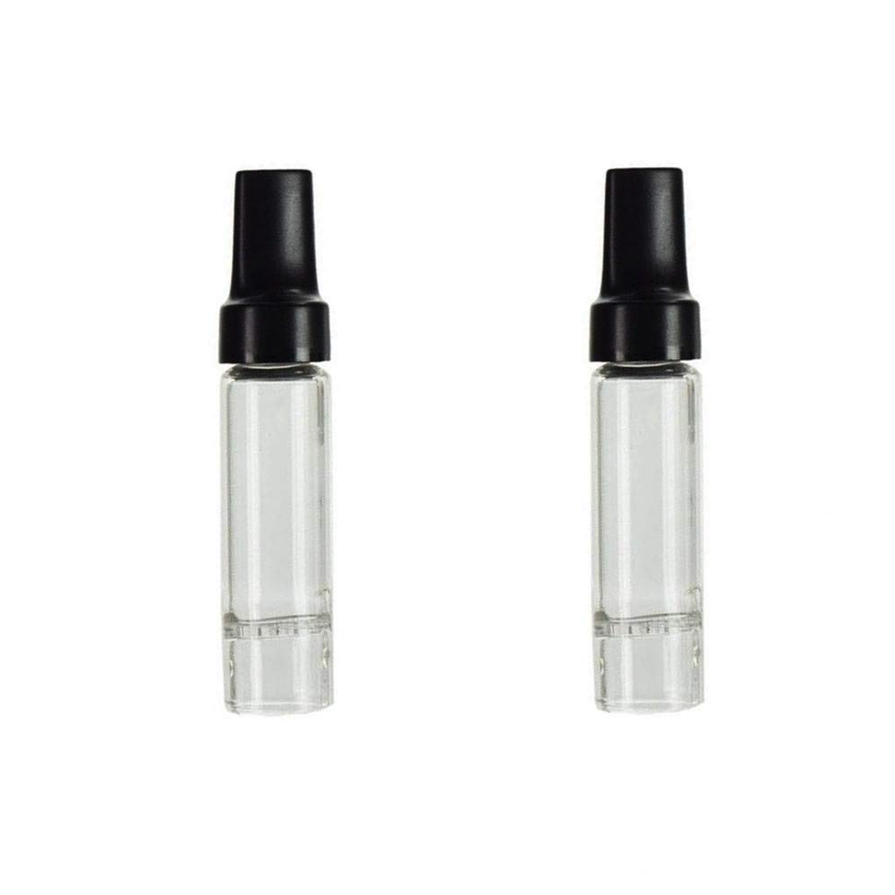 

2PCS 70mm replacement Aroma Tipped glass stem Osgree Smoking accessory for arizer solo 2 air 2 & max solo 1 with mouthpiece cover