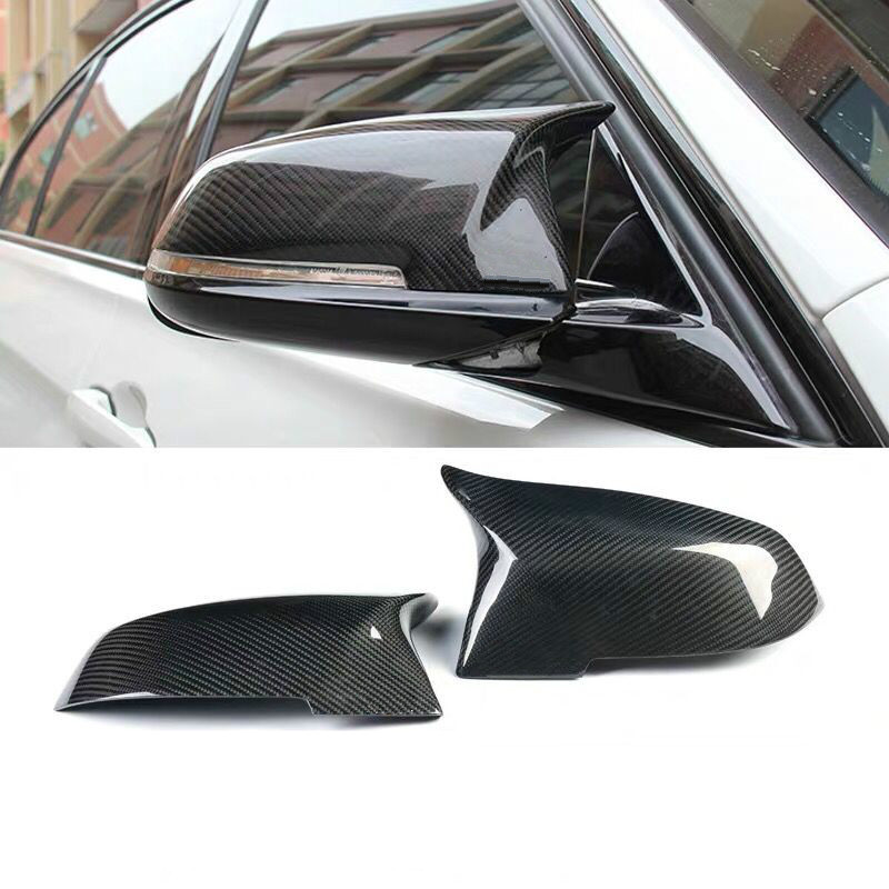 

For BMW 1 2 3 4 X M Series Rear View Side Mirror Cover F20 F21 F22 F23 F30 F32 F36 X1 E84 F87 M2 Carbon Style Car Accessories