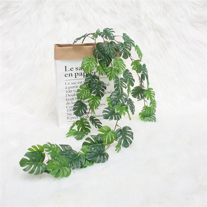 

Artificial Leaves Garland Simulation Hanging Plant Vine Home Wall Decor Fake Plant Rattan Green Vegetation Model Rattan