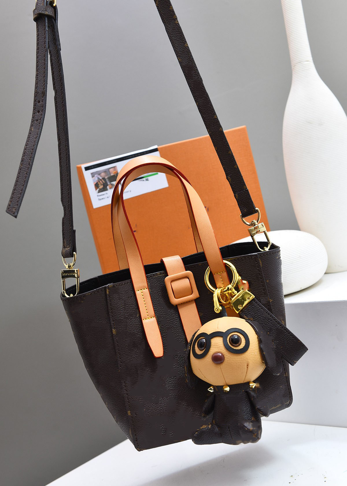 

Handbags Purses Leather Purse Tote Fashion Shoulder Serial Number Date Code Dust Bags Shopping Bag Classic Brown Floral Letters
