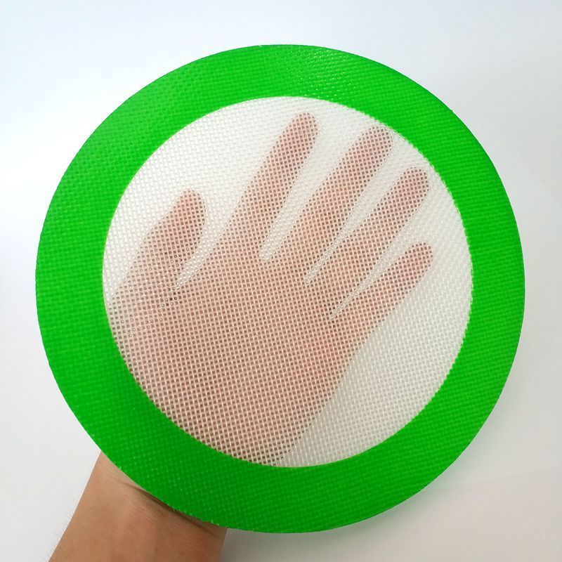 

silicone round 20cm high temperature resistant for wax smoking water pipe baking pad oven mats non-stick kitchen tools