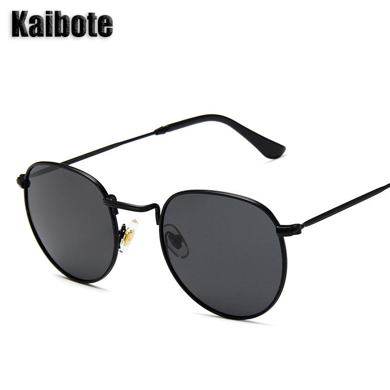 

Sunglasses Kaibote S-P3447-M Fashion Men's Metal Polarized UV Protection Oval Frame Quality Sun Eyeglasses Outdoor Eyewear Male