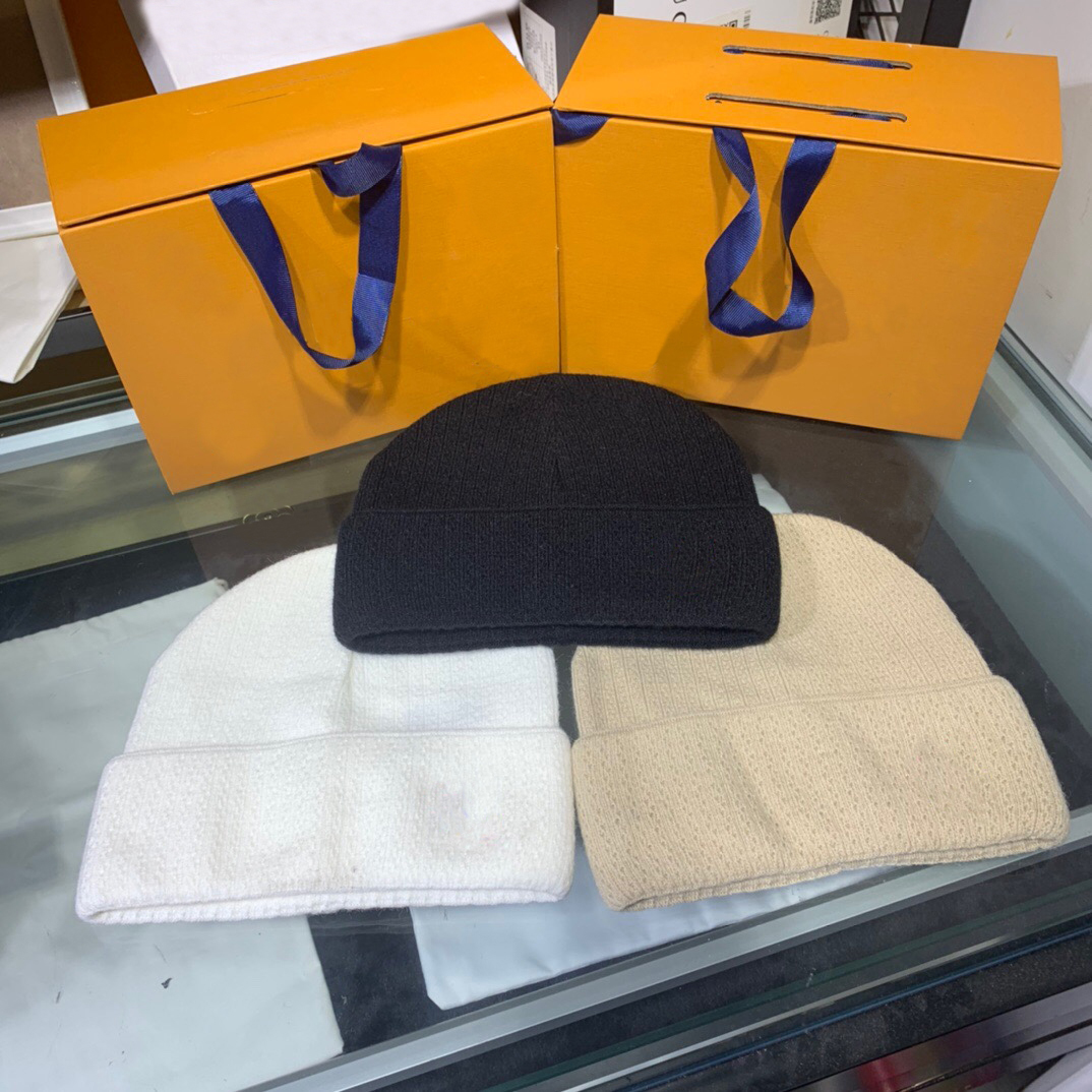 

Fashion High Quality Luxury Knitted Hat Designer Colored Letters Beanie Cap Fitted Hats Unisex Casual Skull Caps Outdoor, Khaki