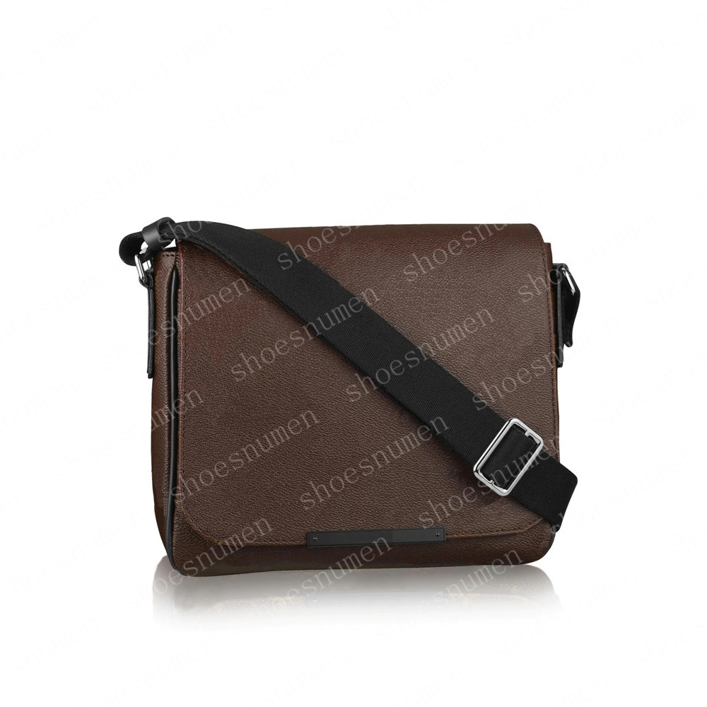 

Designers Cross body Mens Pu Leather Briefcase Laptop Messenger Bag Handbag Bags Men Purses Clutch Backpack Wallet Fashion Fannypack 40935 #AT01, #01 brown flower - 25cm