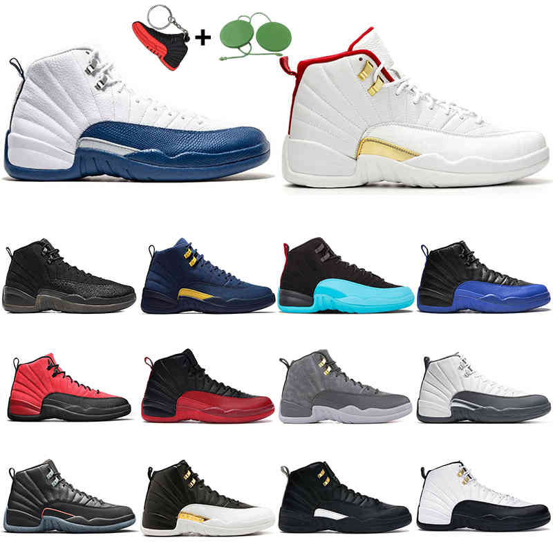 

2022 12 12s men basketball shoes jumpman Utility University Gold O-black Taxi Indigo Gamma Blue Dark Concord Playoff CNY mens trainers sports sneakers US 7-13, Game royal