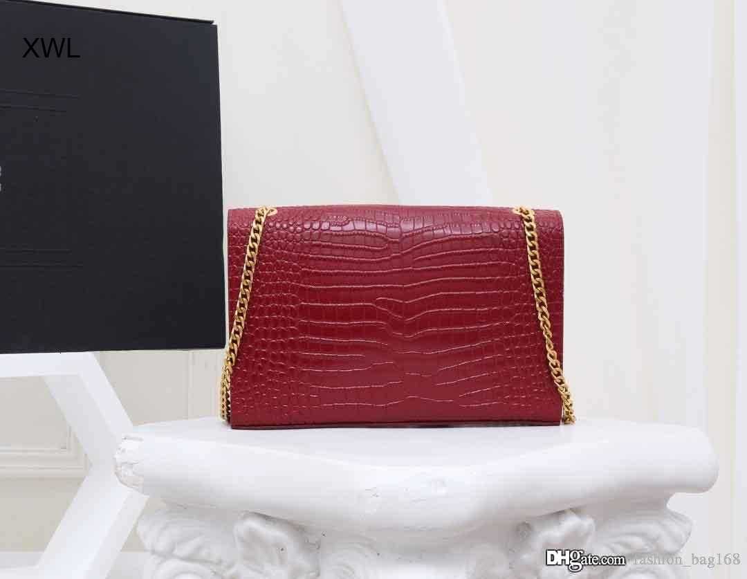 

Luxury Designer Woman Handbag Classic Chain Cross body Bag Croco Print Small Shoulder Flap Bags Genuine Leather High Quality Purse Tote bags