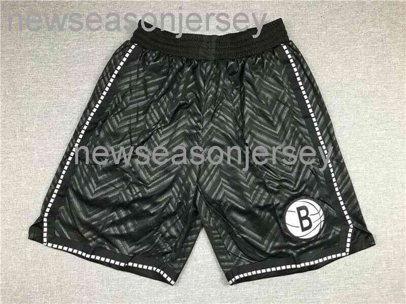 

New Men's Brooklyn Black bonus version Basketball Shorts Size:S-XXL