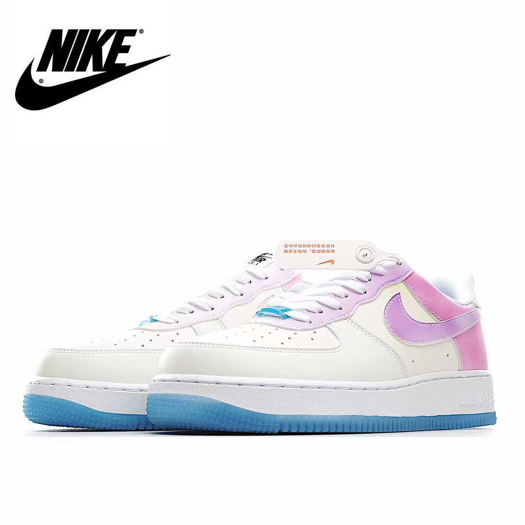 

2021 With Box nike air force 1 Women Mens One Running Shoes Trainers Sneakers Direct Sunlight,UV-Sensing Color-Changing Shoes,Shoes Will Sta