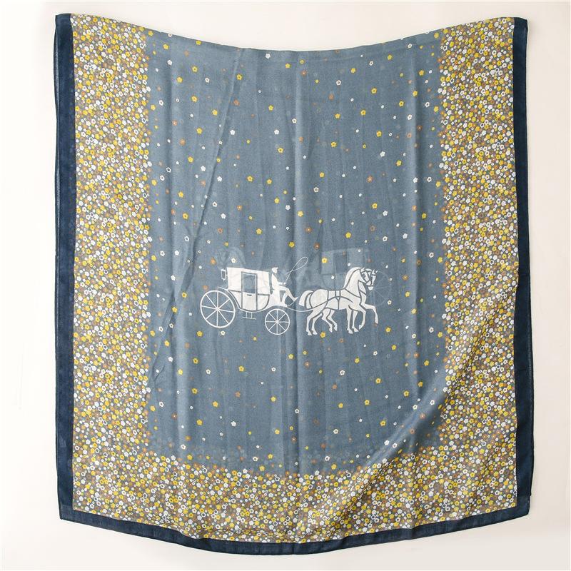 

Scarves 2021 Fashion Brand Women Viscose Scarf African Ethnic Floral Print Pashmina Shawl Wraps Soft Foulard Femme Muslim Hijab 180*90Cm
