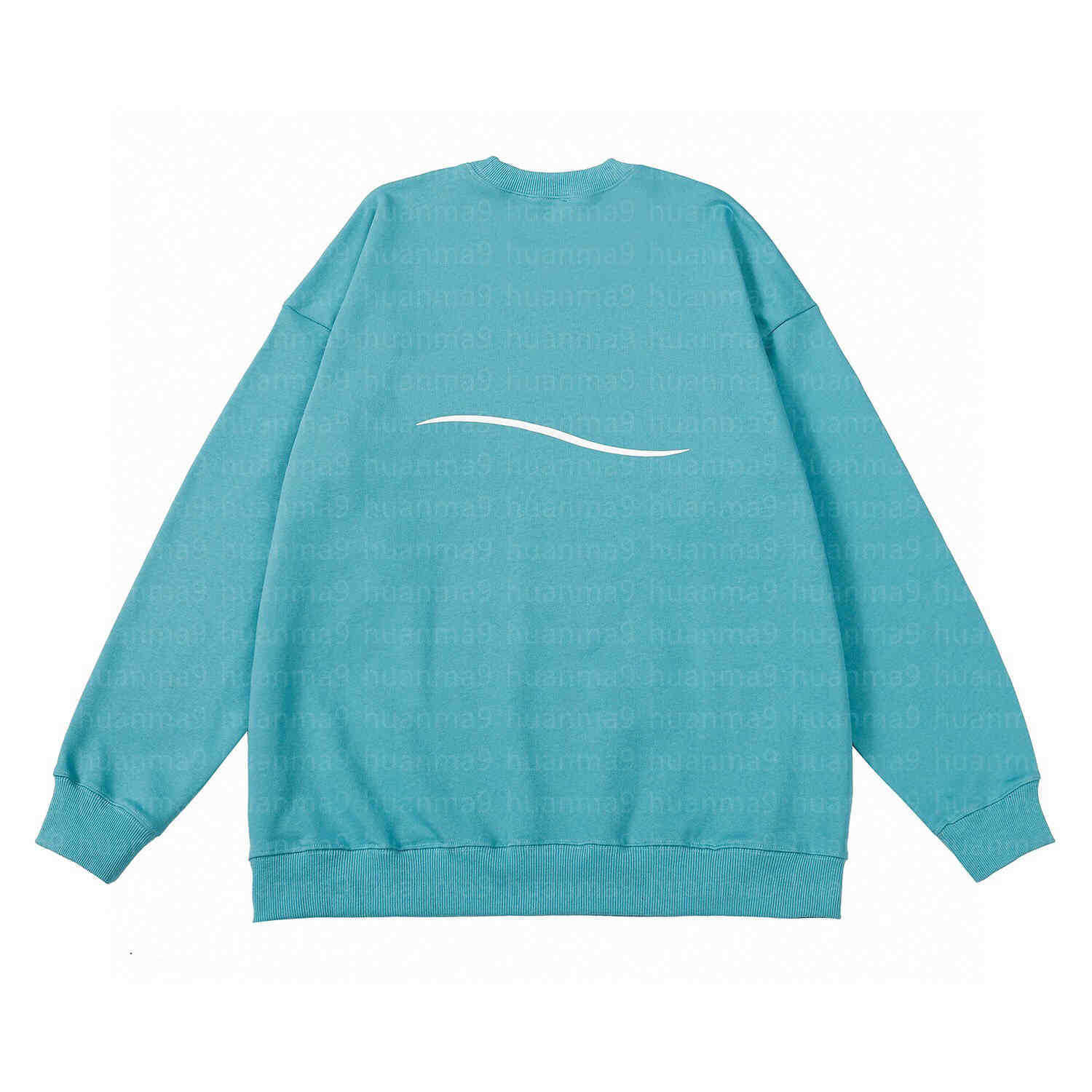 

Mens hoodie sweatshits classic pairs fashion wave printing casual designer autumn Pullover couple Backing long sleeve, Black