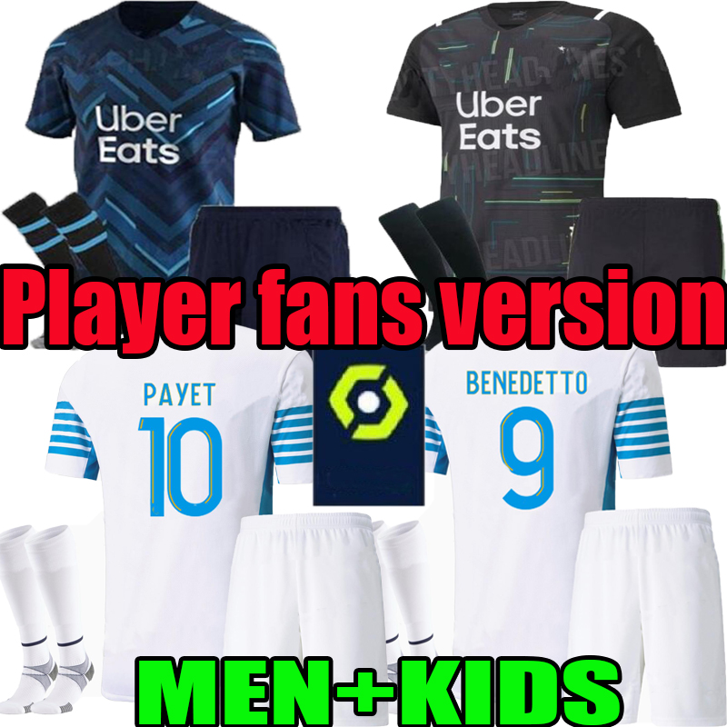 

Men+Player+ 21 22 Marseille soccer jersey Olympique De OM maillot foot home MANDANDA Goalkeeper CUISANCE THAUVIN BENEDETTO KAMARA PAYET football shirt