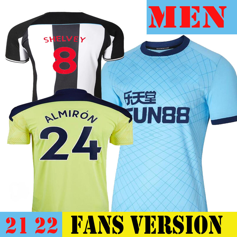 

21 22 Newcastl e Soccer Jersey Home SAINT-MAXIMIN 2021 2022 Football Shirt Away Green Kids Maillot De Foot Uniform Third Blue UNITED WILSON, Black;yellow