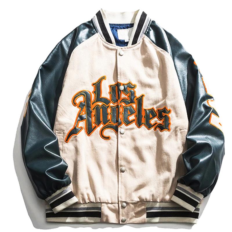 

Men's Jackets Hip Hop Varsity Jacket Men Letters Embroidery College Mens Harajuku Casual Fashion Bomber Baseball Coats Unisex, Bai