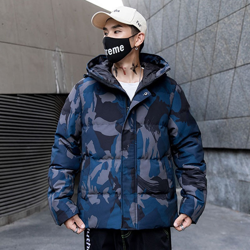 

Men's Down & Parkas Winter Jacket Top Quality Downs Jackets Man's Waterproof Coat Outdoor Thick Warm Feather Men Fashion No Wolf Fur Collar Coats Doudoune Homme Parka, Black