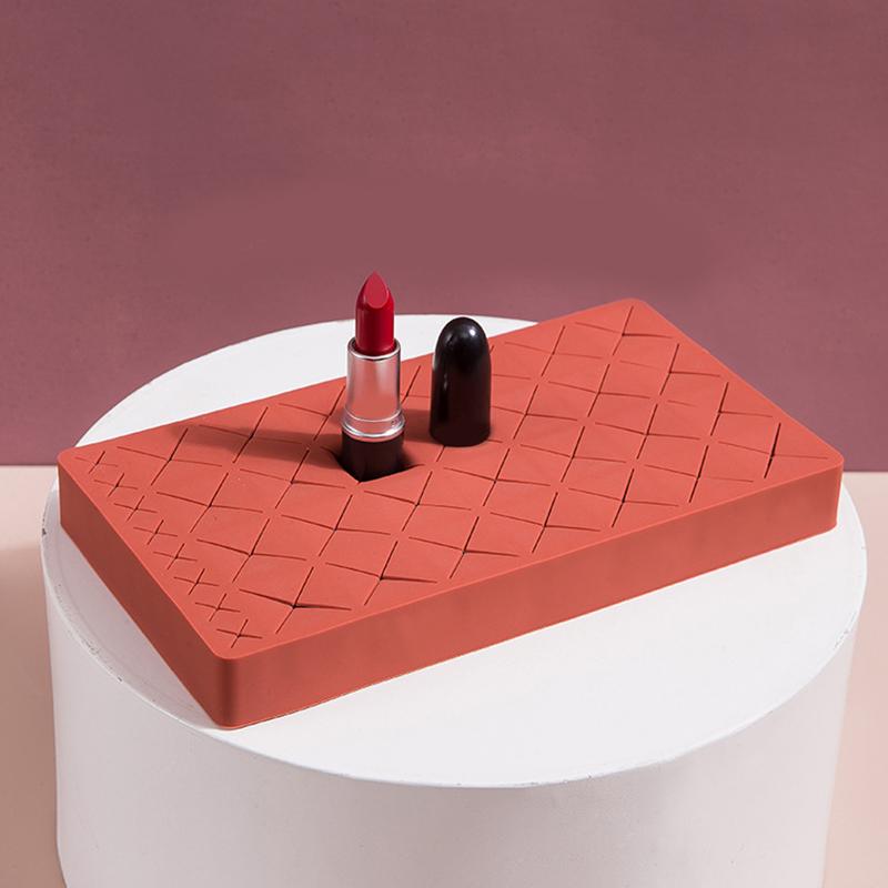 

Hooks & Rails Silicone Cosmetic Storage Rack Household Lipstick Bedroom Multifunctional TS3 Storing Eyebrow Pencil