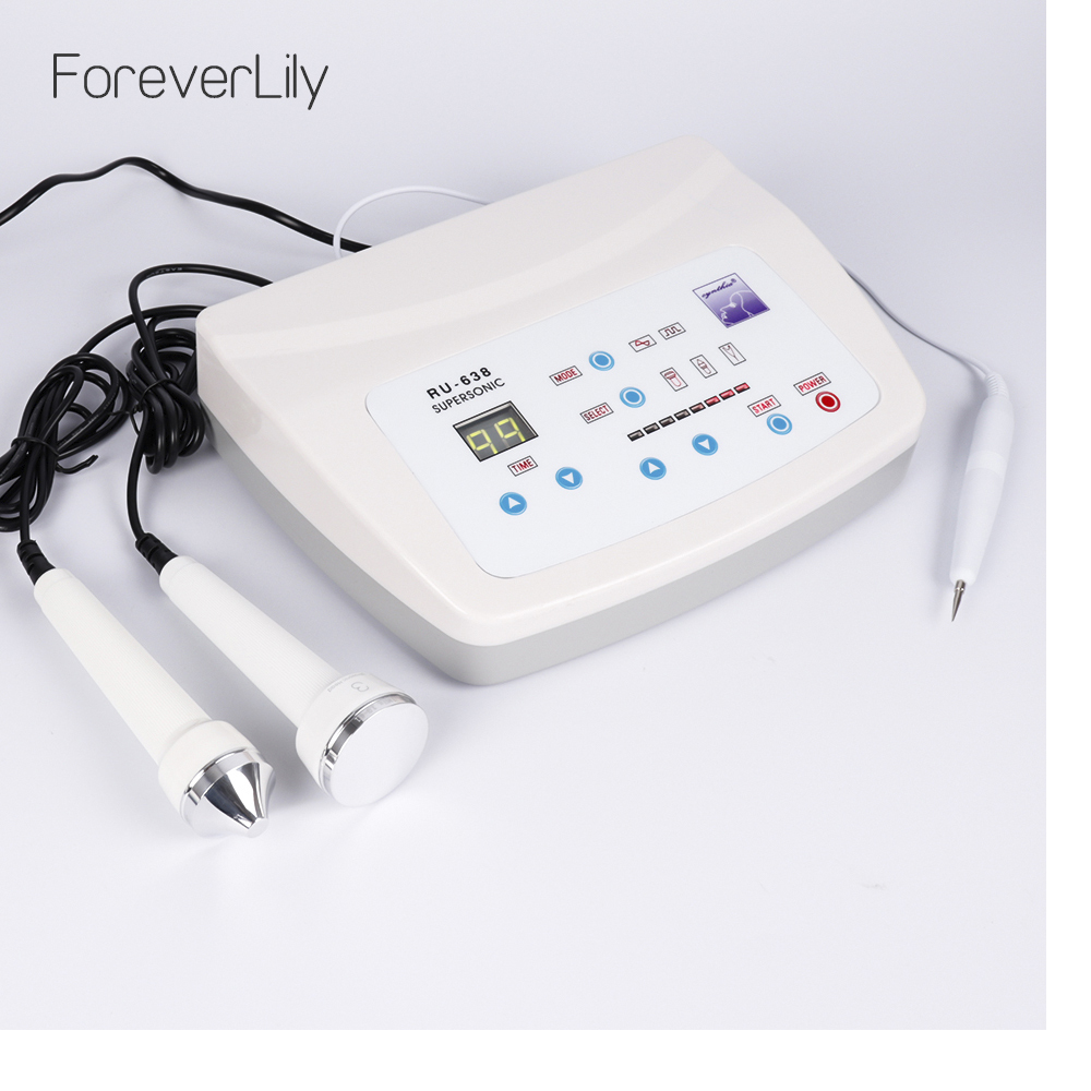 

2 In 1 RU-638 Ultrasonic Facial Machine Spot Tattoo Removal Anti Aging Facial Massage Machine Skin Care Beauty Instrument C0301