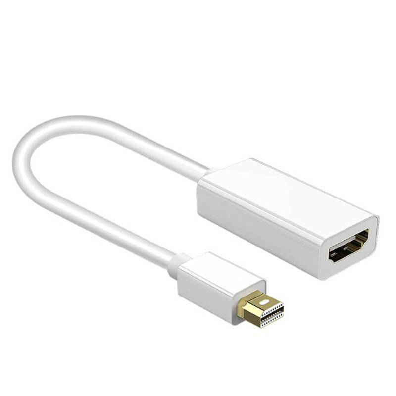 

Mini DP HDMI-compatible Cable Converter Adapter 1080p HD Male To Female DisplayPort Cables For Apple Mac Macbook