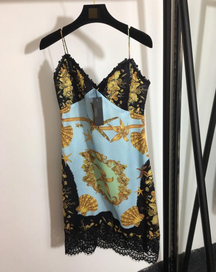 

Spaghetti strap women designer dresses vintage sexy female party dress casual dresses, Blue