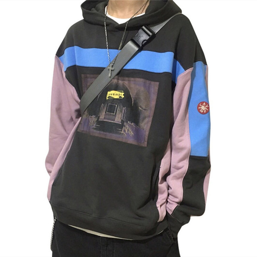 

2021 New Fw Cavempt C.e Blue Rib Heavy Hoodie Men Women 1:1 High-quality Cav Empt Pullover Clothing Qk4w