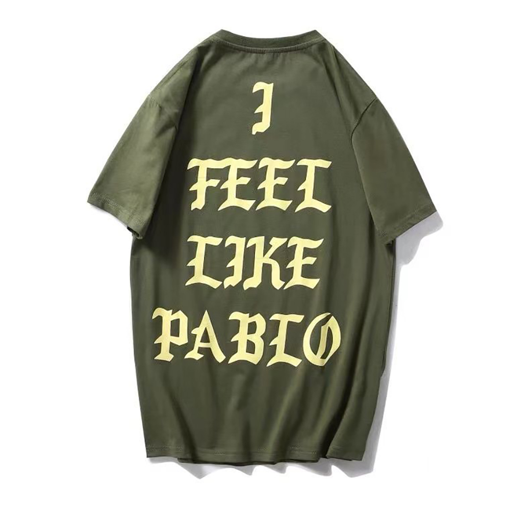

Men Women Summer Kanye West T shirts Homme Off Cotton Pullover Y2k Streetwear White Vintage Design Clothes Oversized, Orange