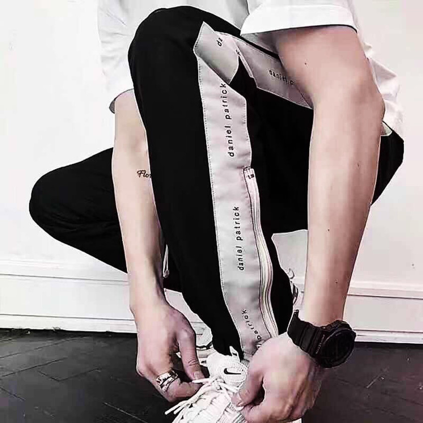 

2021 New Pants Men Women 1:1 Best Quality Side White Ribbon Daniel Patrick Sweatpants Dp Tracksuit Jogger Trousers 0x5o